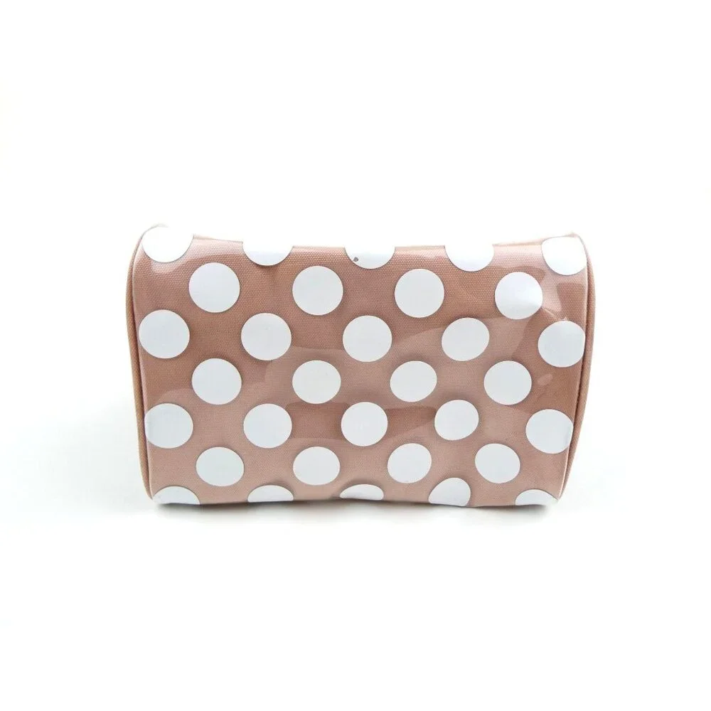 Kate Spade New York Polka Dot Vinyl Coated Canvas Small Lunch‎ Tote Bag